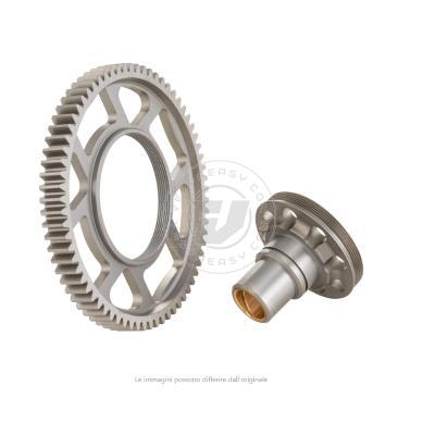 Corona SCOMPONIBILE z=69 CRIMAZ + mozzetto per primaria Vespa 50, 90, 125 ET3 Primavera, PK