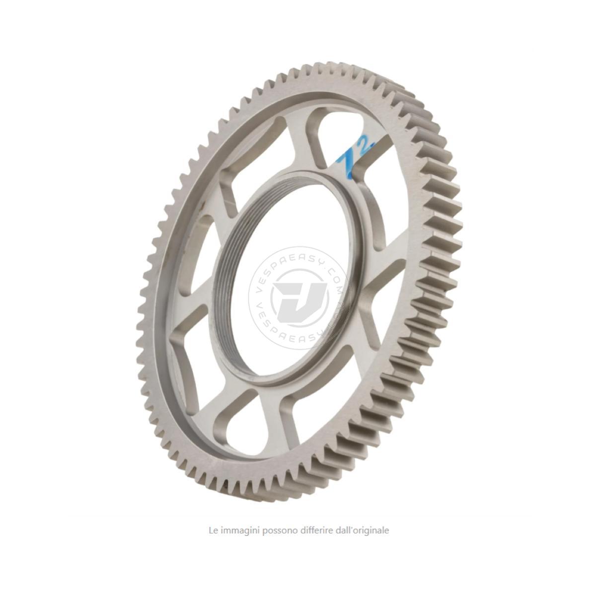 Corona SCOMPONIBILE z=72 CRIMAZ per primaria Vespa 50, 90, 125 ET3 Primavera, PK