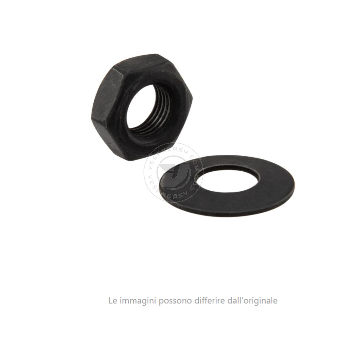 Dado e rondella CRIMAZ per frizione Vespa 50, 90, 125 ET3 Primavera, PK - M10x1