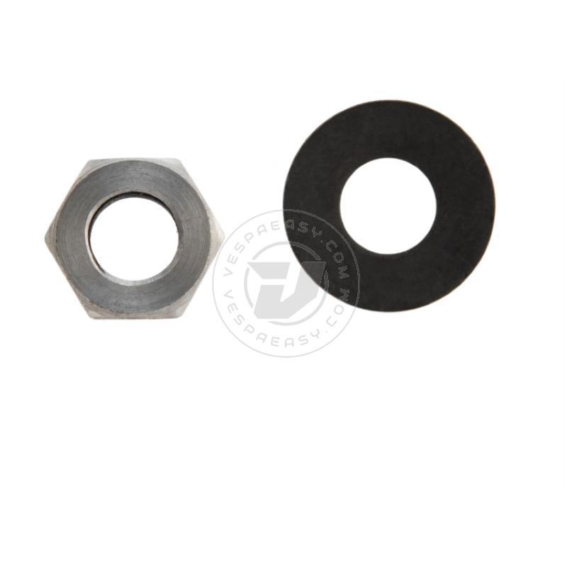 Dado e rondella CRIMAZ per frizione Vespa 50, 90, 125 ET3 Primavera, PK - M10x1
