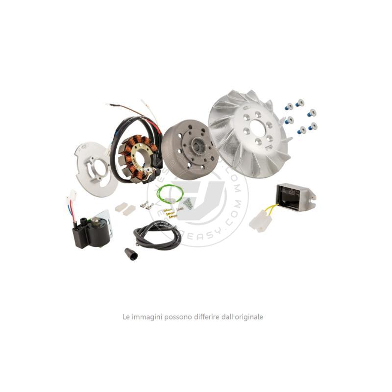 Accensione elettronica SIP PERFORMANCE by VAPE, SPORT, per Vespa PK 50-125, S, XL, XL2, ETS, cono 20, volano ca.: 1390g in alluminio CNC, 9 bobine, 12 magneti, 12V, AC 110 watt, anticipo variabile