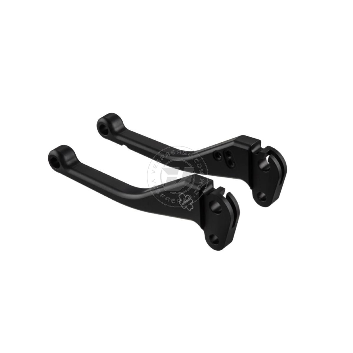  Coppia leve CNC Crimaz per vespa smallframe e largeframe con predisposizione attacco pompa crimaz P&P e 2.0 NERO