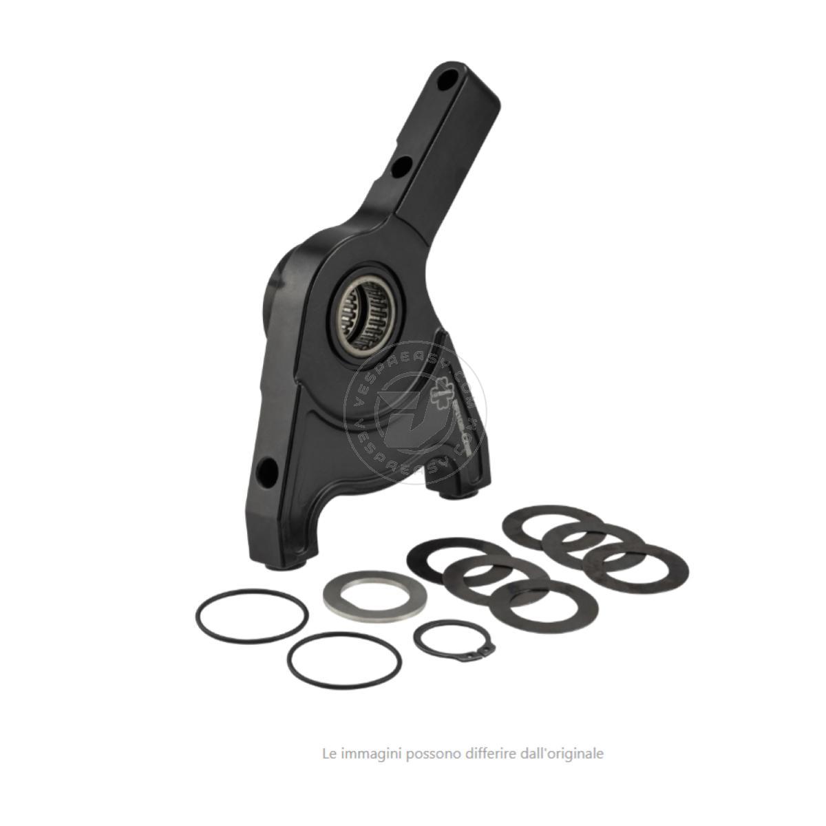 Supporto in acciaio 45° CRIMAZ per pinza freno forcella ZIP - interasse 82mm