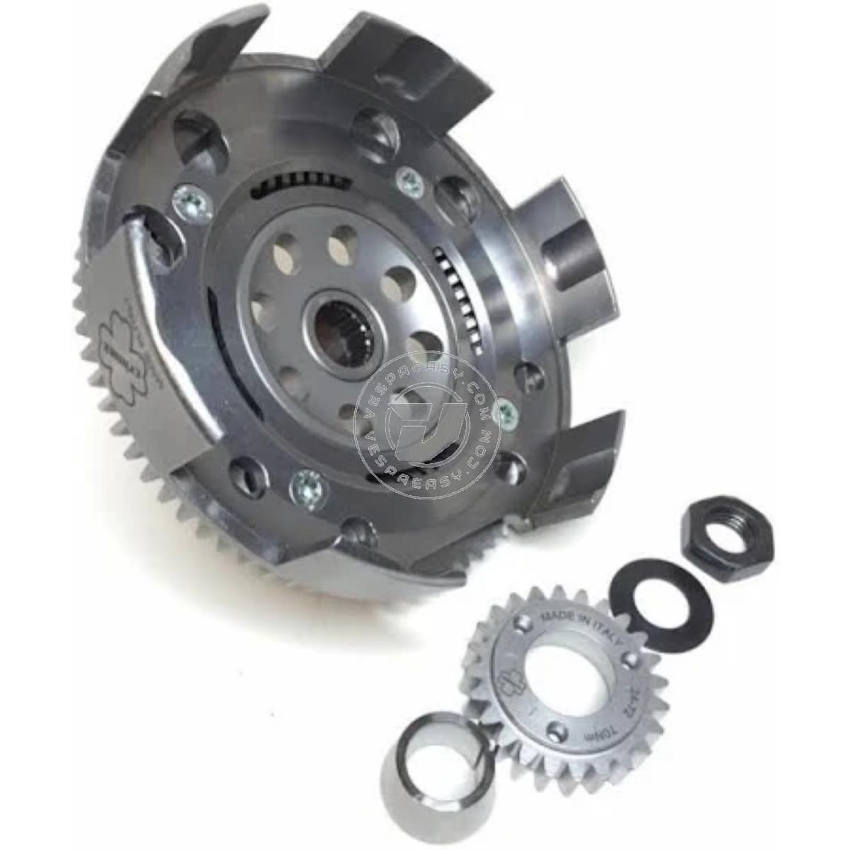 Rapporti 25-69 CRIMAZ TOP con cestello parastrappi EASY per Vespa 50, 90, 125 ET3 Primavera, PK