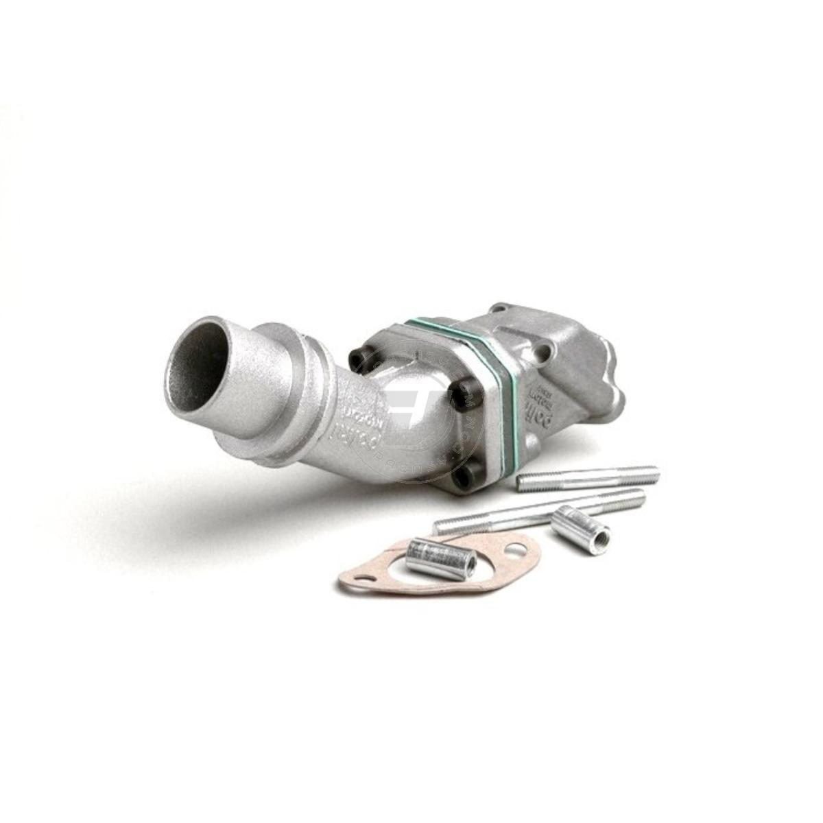 Collettore di aspirazione - Collettore di aspirazione a membrana -POLINI a 2 fori - Vespa V50, PV125 - AW=28,5mm (Dell'Orto PHBL24, Polini CP24 )