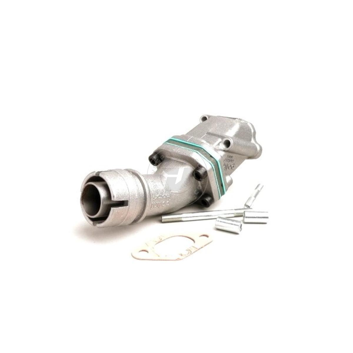 Collettore di aspirazione - Collettore di aspirazione a membrana -POLINI a 2 fori- Vespa V50, PV125 - Ø=19/19mm Dellorto SHB