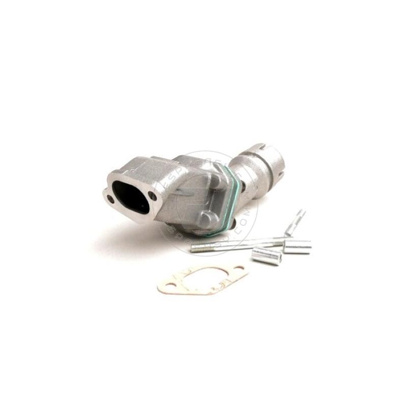 Collettore di aspirazione - Collettore di aspirazione a membrana -POLINI a 2 fori- Vespa V50, PV125 - Ø=19/19mm Dellorto SHB