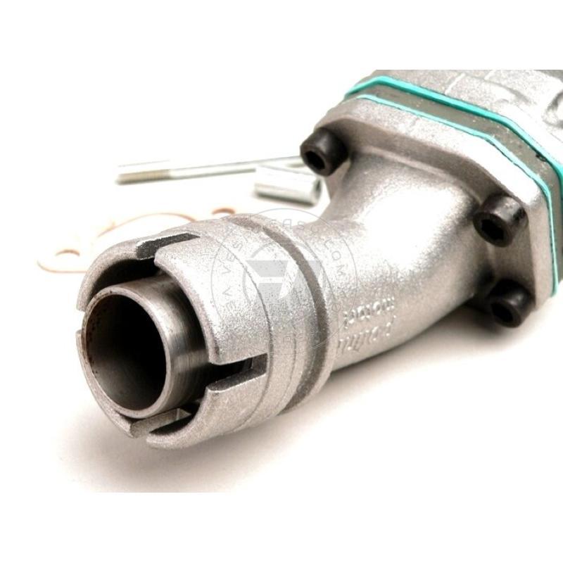 Collettore di aspirazione - Collettore di aspirazione a membrana -POLINI a 2 fori- Vespa V50, PV125 - Ø=19/19mm Dellorto SHB