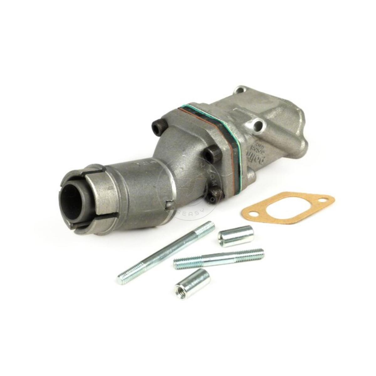 Collettore di aspirazione - Collettore di aspirazione a membrana -POLINI 2 fori a membrana- Vespa PK50 S - Ø=16/16mm Dellorto SHB