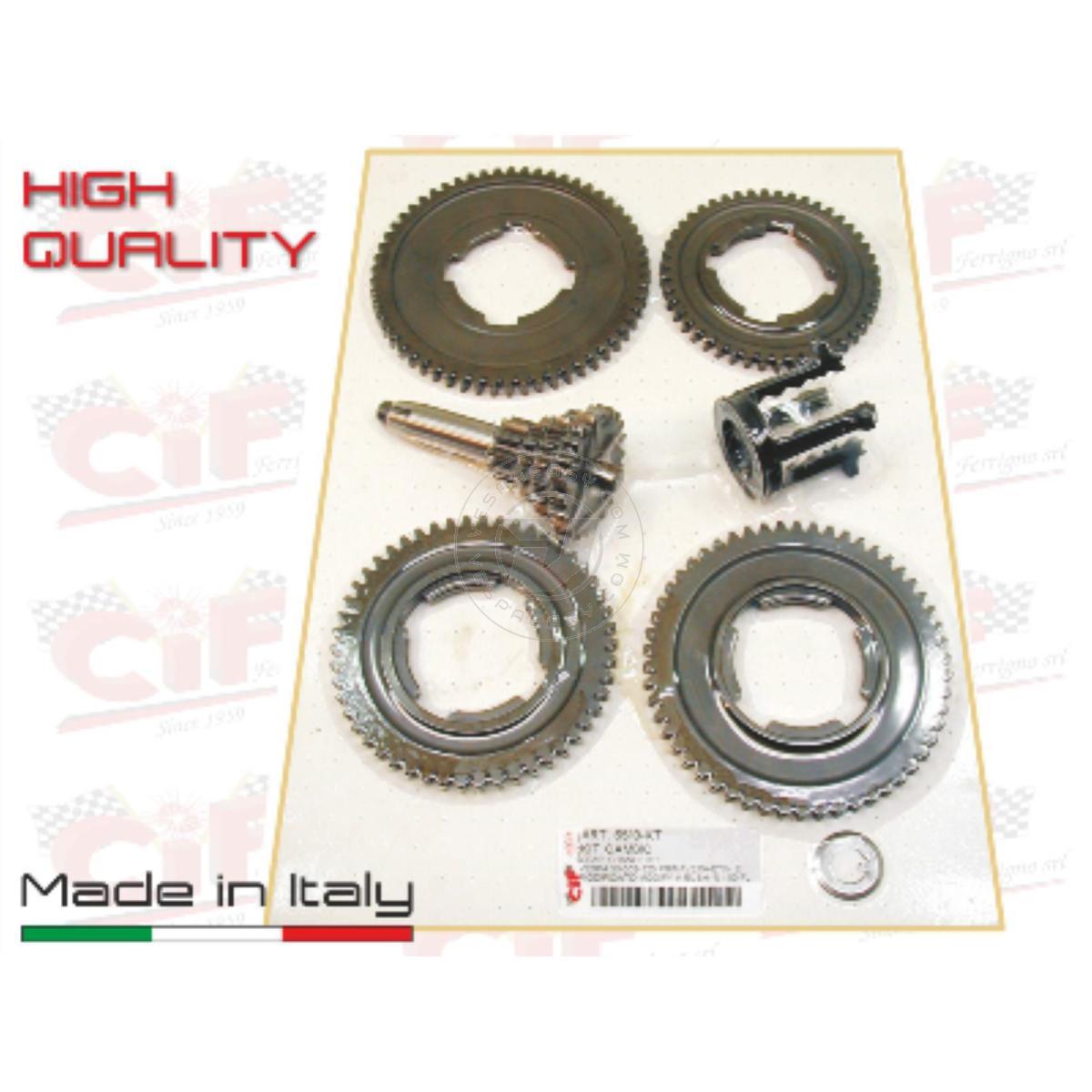 KIT CAMBIO VESPA 50-PRIM.-ET3- 4 VELOCITA' E MODIFICA