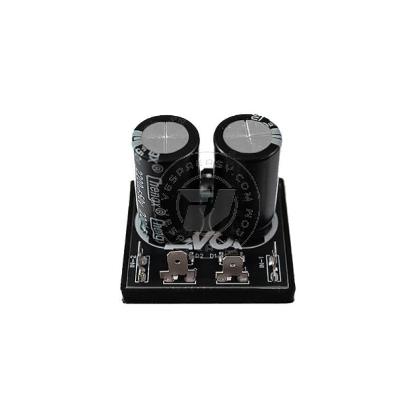 FANALE COMPLETO ANTERIORE SENZA ANGEL EYES FONDO NERO EVOK IRON LED PIAGGIO VESPA 50CC N/L/R  