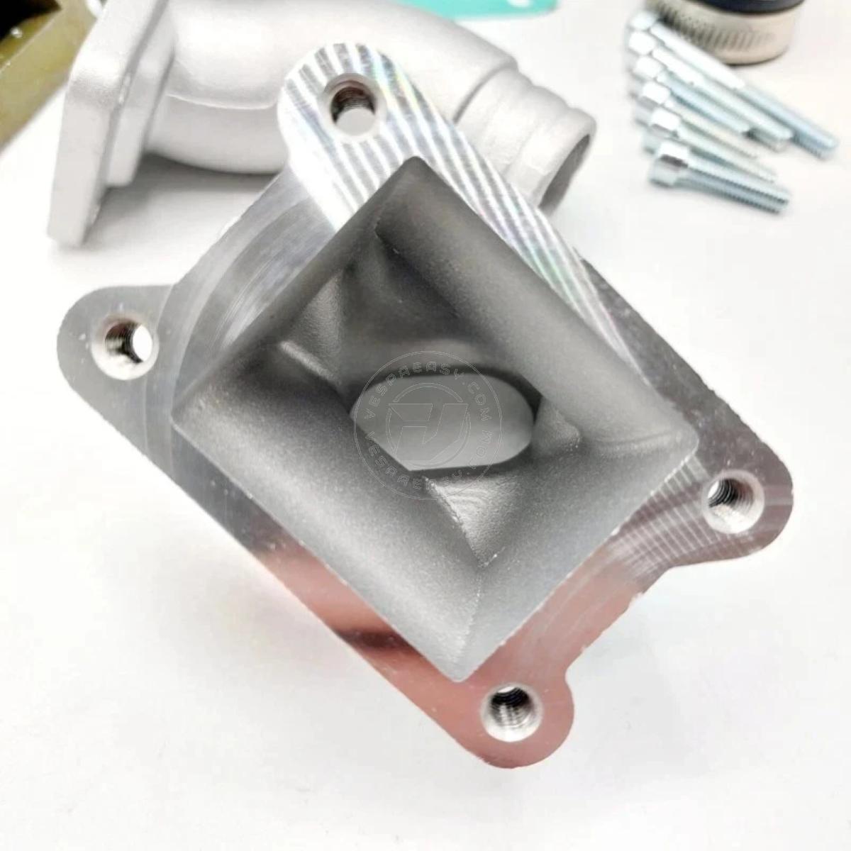 Collettore VMC PowerFlow per aspirazione Lamellare Vespa small frame e carburatori da 24mm  