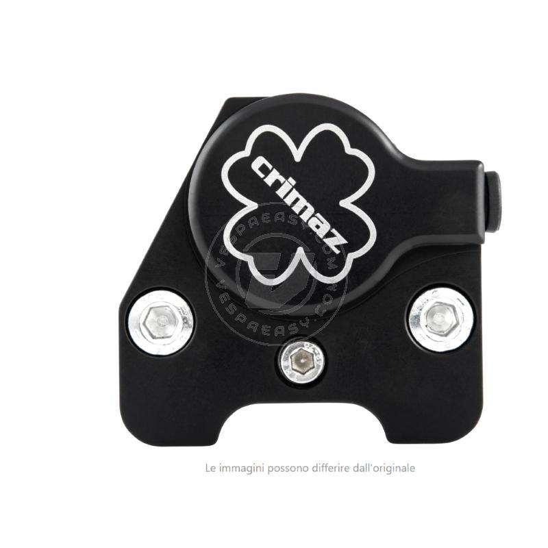 Pinza freno per kit freno a disco anteriore CRIMAZ 2.0 per Vespa 50, ET3 Primavera e Rally, Sprint, GT con mozzo ricavato dal pieno - nero