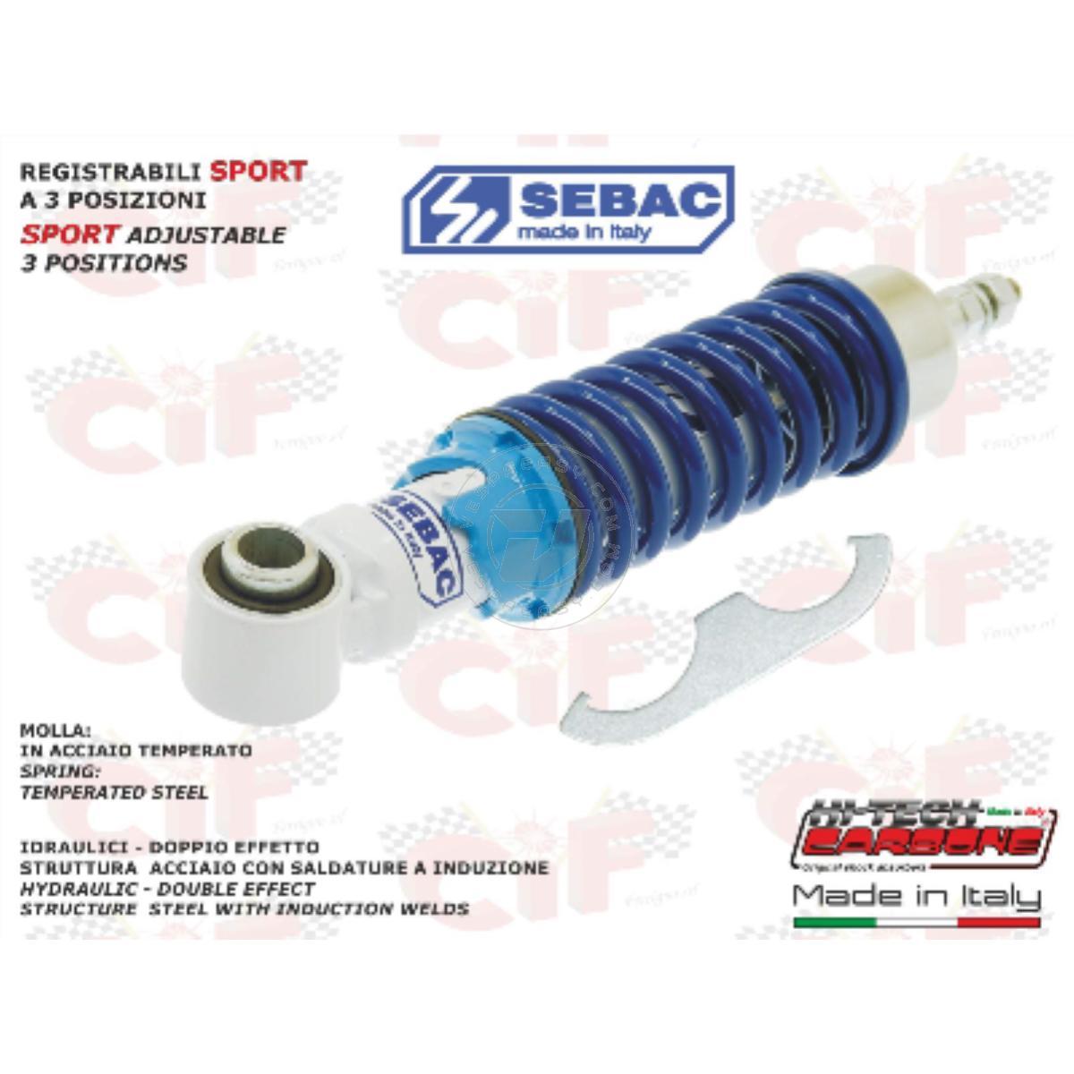 Ammortizzatore Anteriore Regolabile Blu Sebac Vespa 50 Special R L Pk 125 ET3
