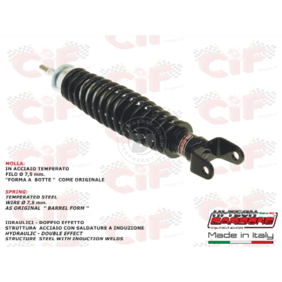 AMMORTIZZATORE POSTERIORE CPL.DI MOLLA NERA PK 50-125