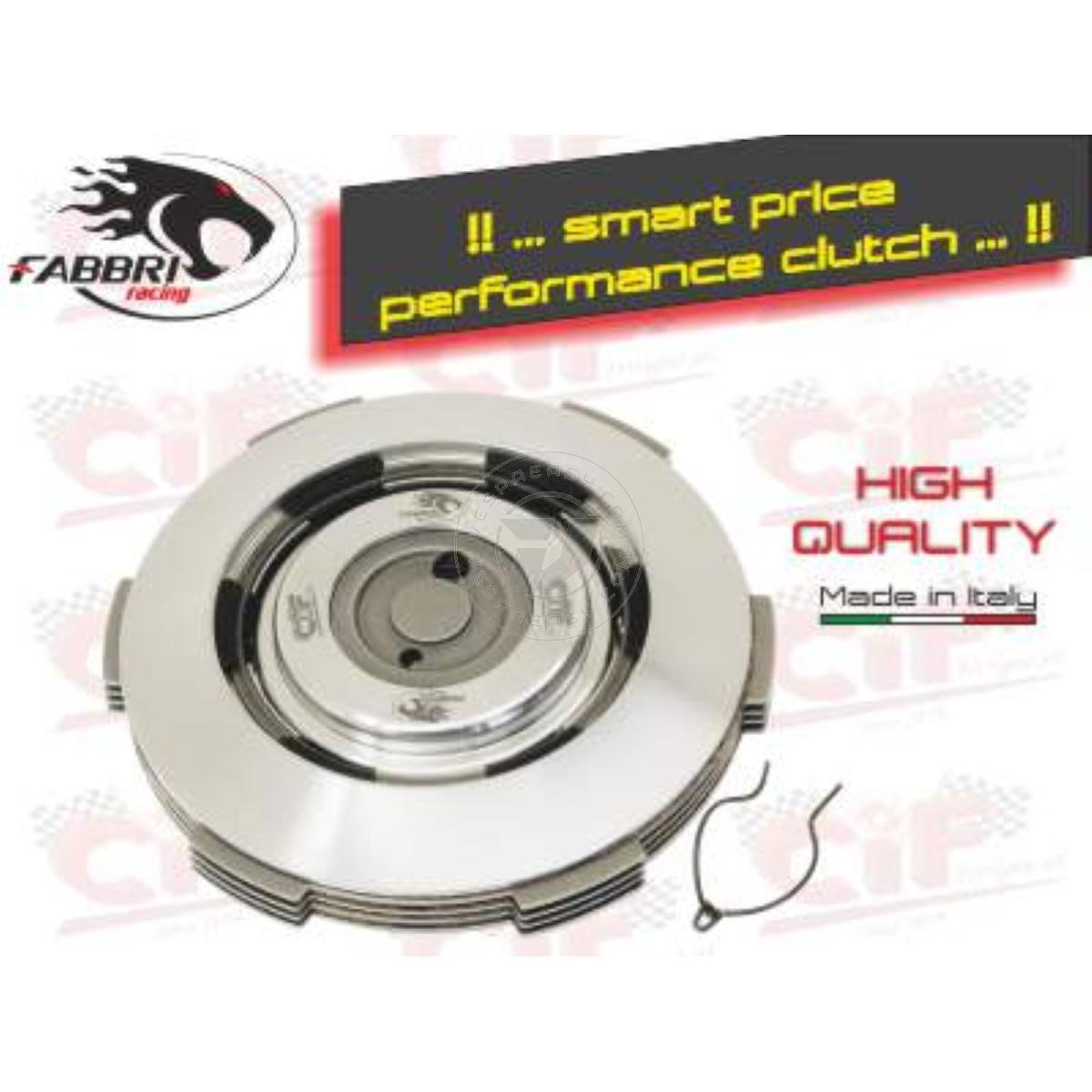 GRUPPO FRIZIONE "FABBRI" MONOMOLLA (MONTATO) SUGGERITO PER MOTORI FINO A 15 cv. - VESPA SMALL FRAME - APE 50