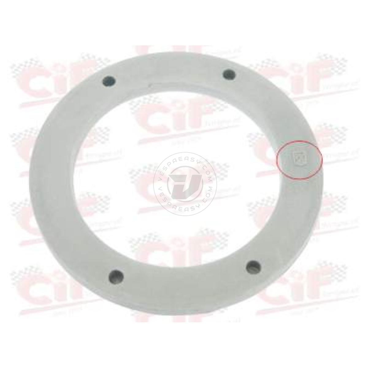 GUARNIZIONE CLACSON ORIGINALE MARCATA PIAGGIO (SPESSORE mm.4) VESPA 125/150-GS 150/160