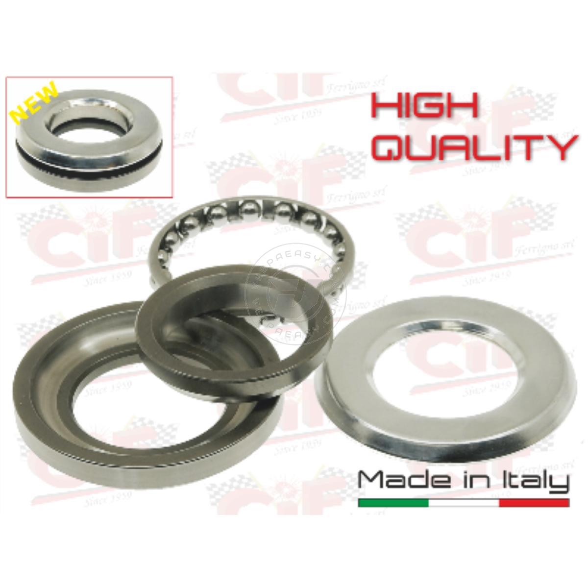 SR.CALOTTE STERZO INFERIORE "HIGH QUALITY" MADE IN ITALY COMPLETA (4 PZ.) VESPA 