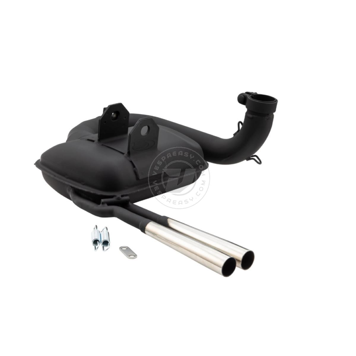 Marmitta SIP ROAD 2.0 "Sport Style" Vespa PX125-150, TS - Nera