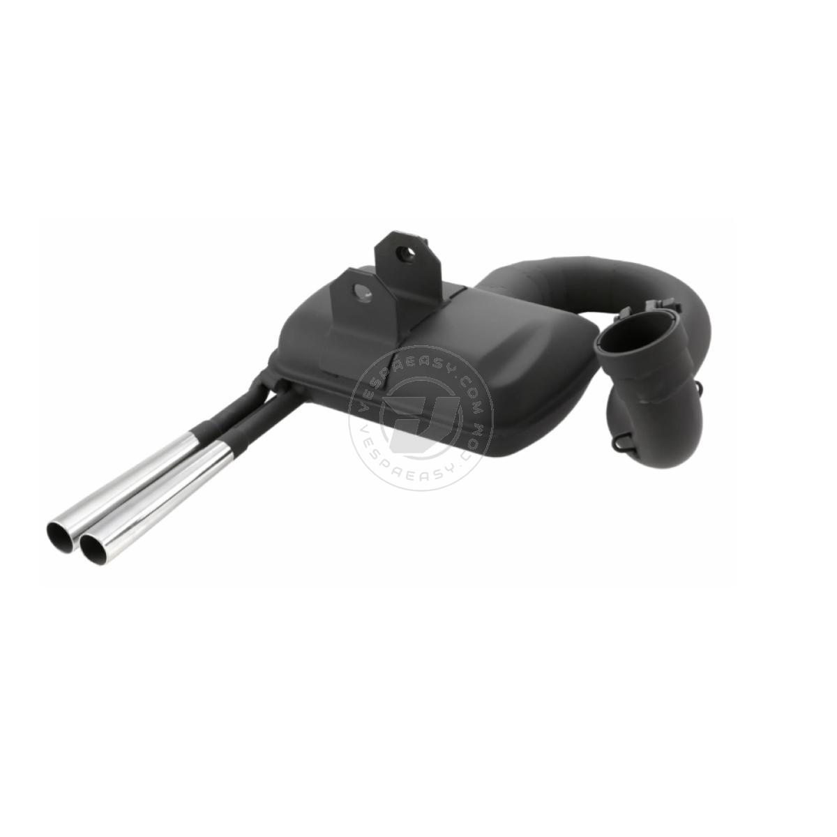 Marmitta SIP ROAD 2.0 "Sport Style" Vespa PX 200, Rally 180-200 - Nera
