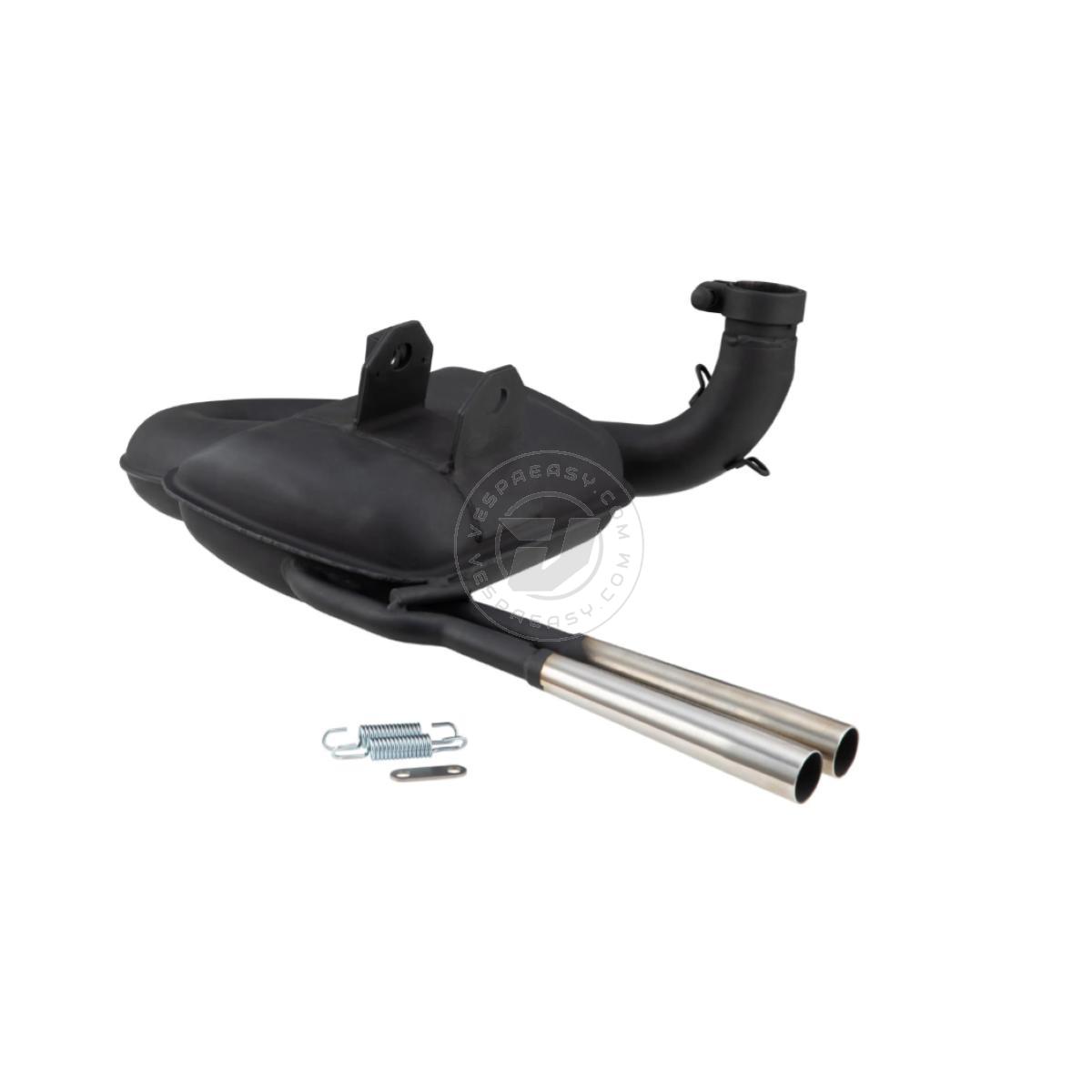Marmitta RACING SIP ROAD 3.0 stile SPORTIVO per Vespa 125 VNA->TS/150 VBA-T4/PX80-150/PE/Lusso  Usa la rotella di scorrimento del mouse per ingrandire l'immagine  