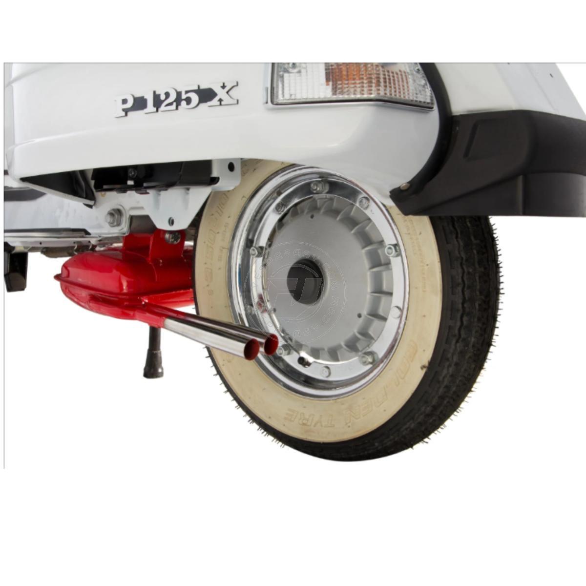 Marmitta RACING SIP ROAD 3.0 stile SPORTIVO per Vespa 125 VNA->TS/150 VBA-T4/PX80-150/PE/Lusso