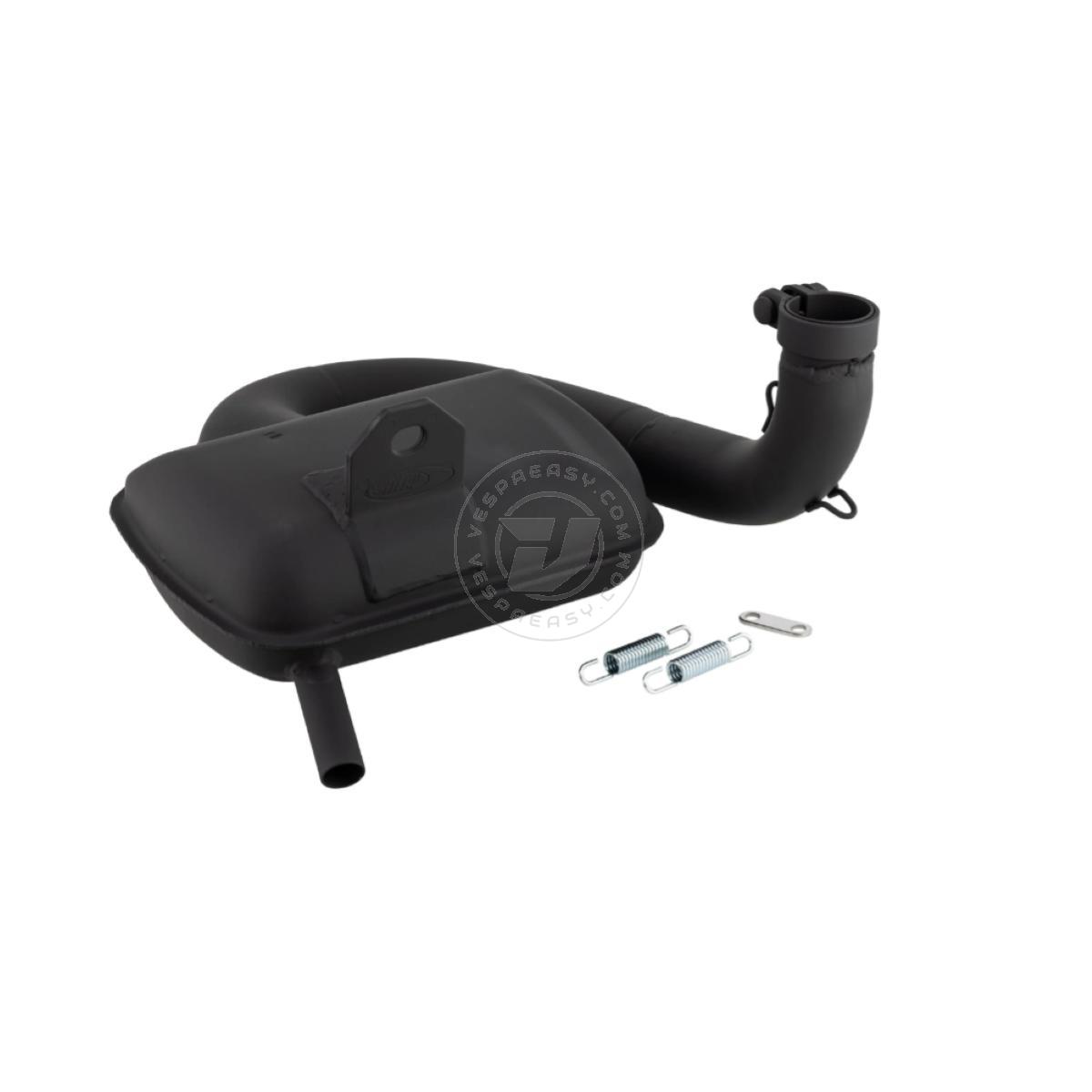 Marmitta SIP ROAD 3.0 per Vespa VNA-VNB-VBA-VBB-SUPER-GL-GT-GTR-SPRINT, nera