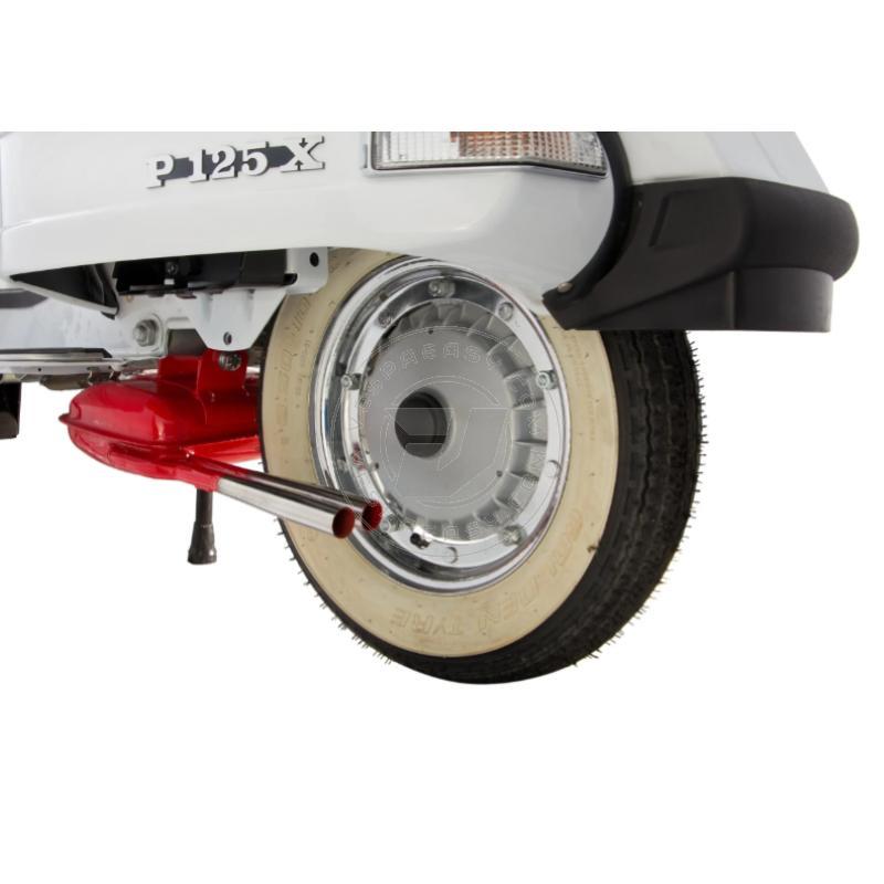 Marmitta SIP ROAD 2.0 "Sport Style" Vespa PX125-150, TS - Rossa
