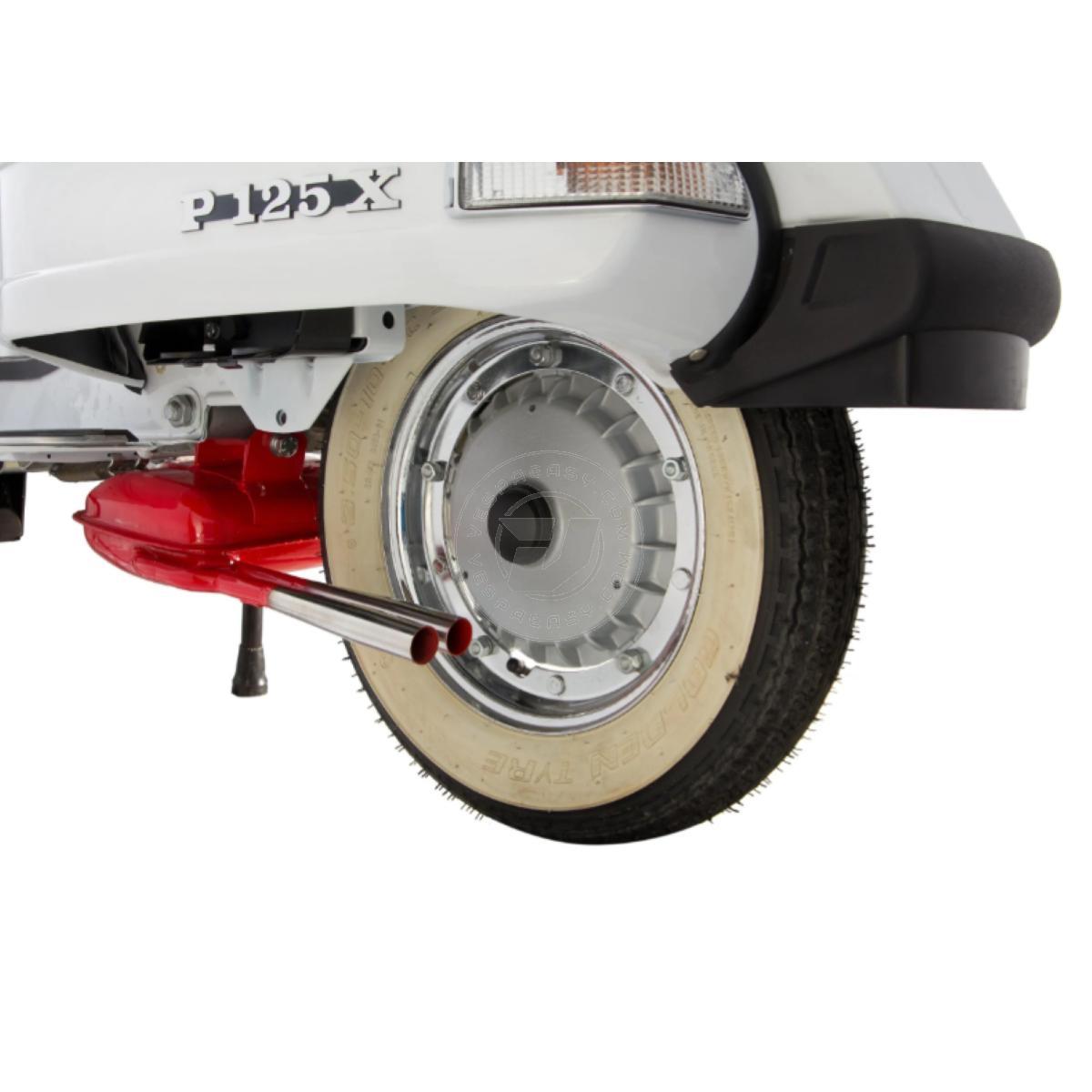 Marmitta SIP ROAD 2.0 "Sport Style" Vespa PX125-150, TS - Rossa