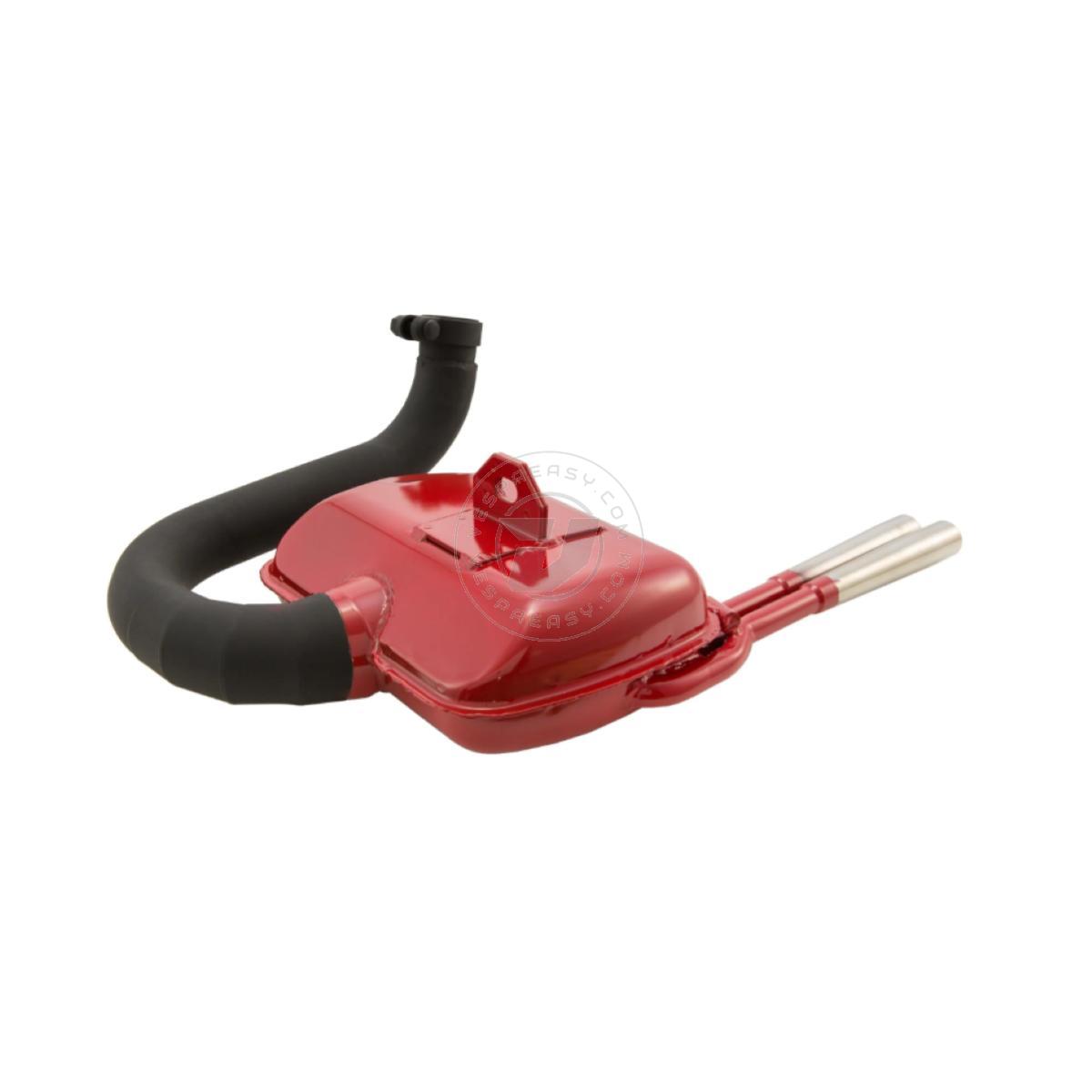 Marmitta SIP ROAD "Sport Style" Vespa 125 VM, VN, 150 VL, VB1T, VGL1T - Rossa