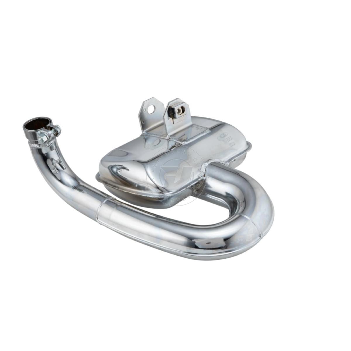 marmitta scarico espansione racing sip road 3.0 cromata cromato piaggio vespa px 80-100-125-150