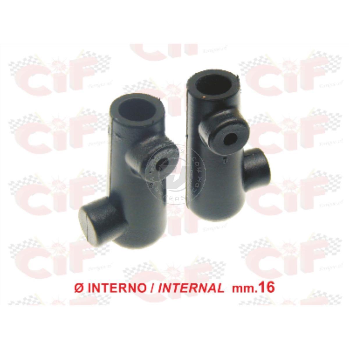 CP.PIEDINI CAVALLETTO FORO PICCOLO Ø mm.16 VESPA 50 (V5A1T) (V5SA1) (V5SS1)-VESPA 90 - 125  (VMA1)