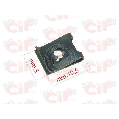 Piastrina per vite autofilettante Ø 2,9mm nasello vespa special clip clacson 
