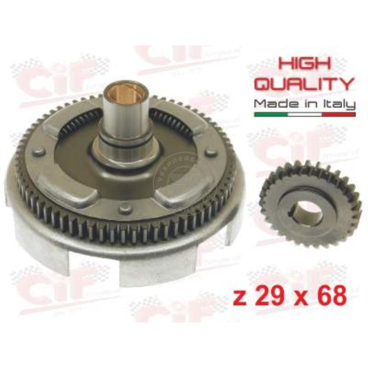 Rapporti 29-68 CIF per Vespa 50, 90, 125 ET3 Primavera, PK