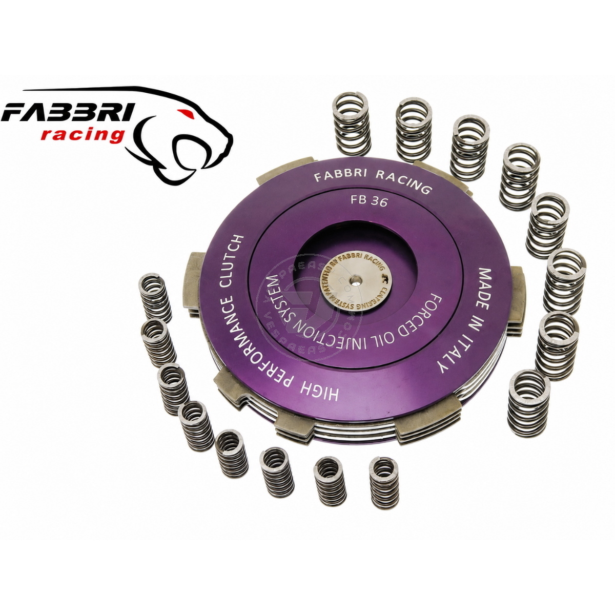 Frizione FABBRI RACING FB36 Vespa 50, 90, 125 ET3 Primavera, PK