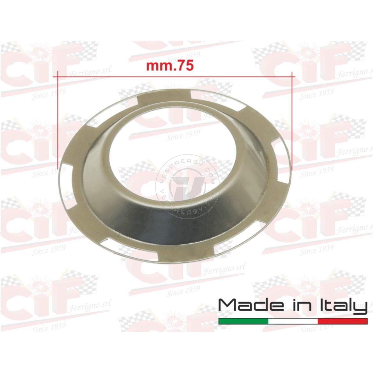 RASCHIA RACCOGLITORE OLIO Ø mm.75 PER GRUPPO FRIZIONE 6 MOLLE 